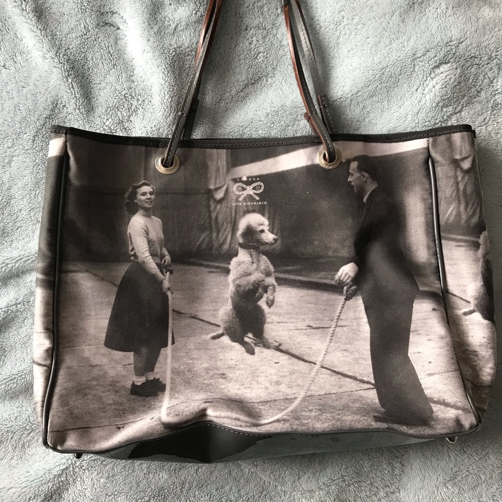 Anya Hindmarch Tote. Skipping poodle